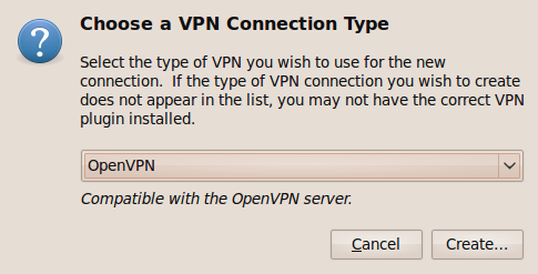 Choosing a VPN connection type