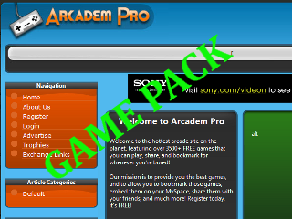 ArcademSX Game Pack 1