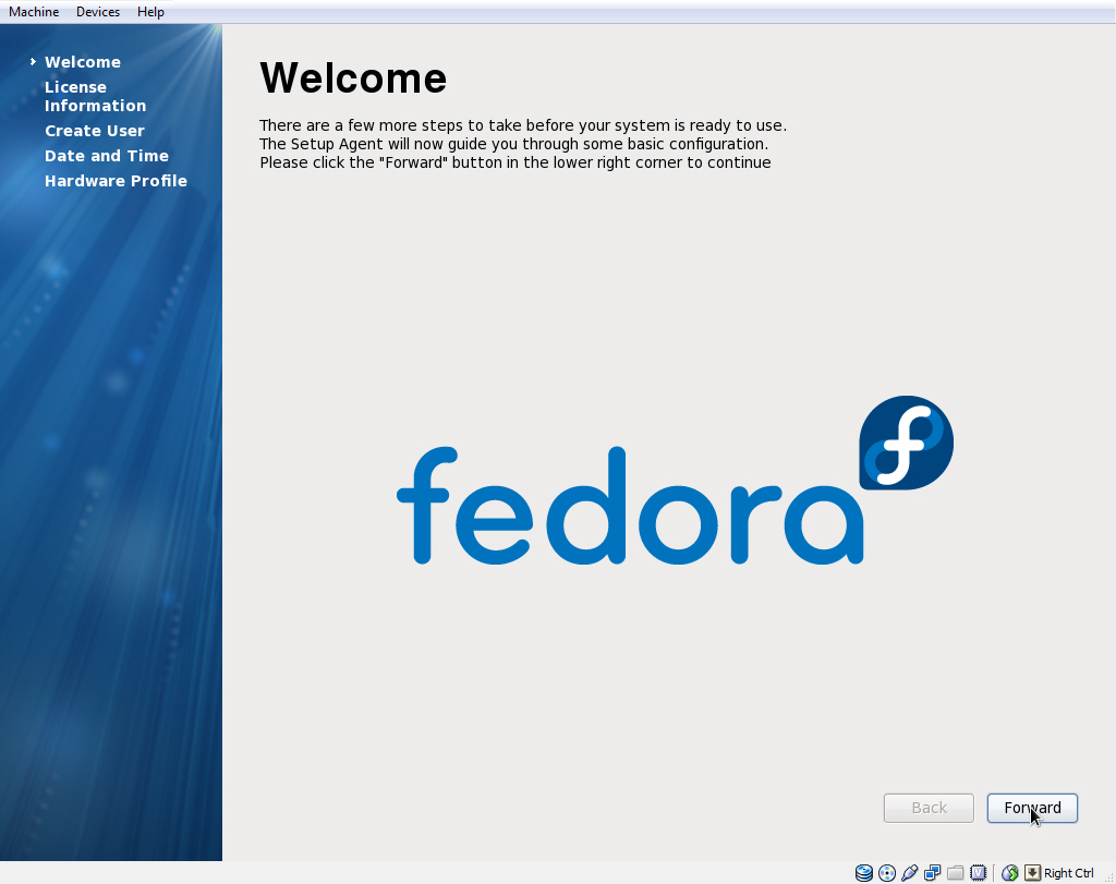Fedora Setup