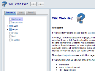 Wiki Web Help