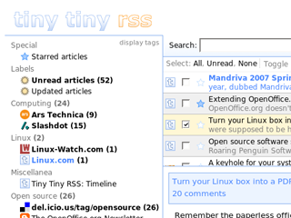 Tiny Tiny RSS